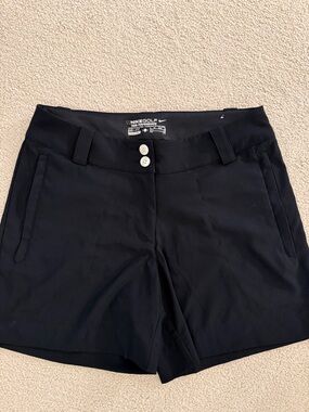Nike Golf Modern Rise Black Shorts Sz 0